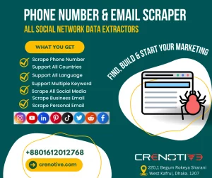 Social Network Data Extractor | Phone & Email